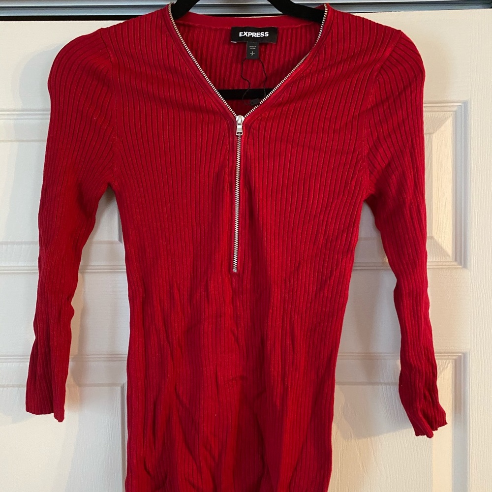 Express Red Sweater